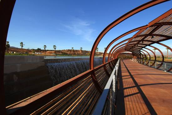 Dos Lagos Bamboo Bridge