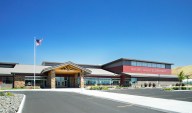 Main Entry as seen from bus loop.