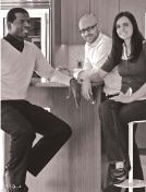 Interface team, left to right: Daimian Hines, Andrew Senderak, Natalie Banaszak (Daniel West, not pictured)