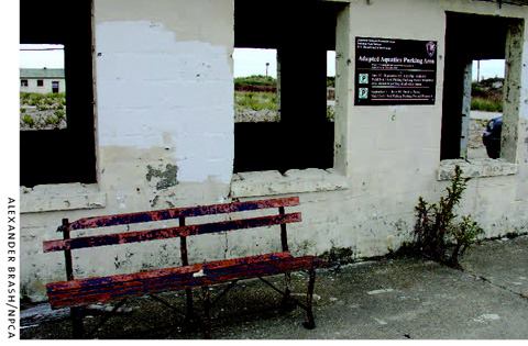 One of the many deteriorating buldings that exist within Gateway.