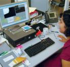 Sheela Sankaram at work in Arup Lighting's Amsterdam office.
