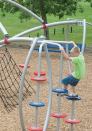 Fusion

Xccent

www.xccentplay.com

Play equipment featuring nonlinear construction unlike traditional deck-based systems - Children are visible at all times and can move easily from one play feature to another - Options include a clear rock wall, a wiggle walk, spinning rock poles, and a vine climber (shown)
