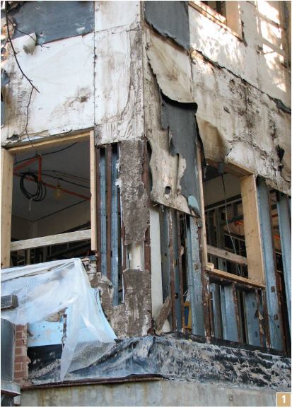 In less than 20 years, high humidity and rain leaks ruined the structure and grew enough mold to require complete rebuilding—not a very sustainable building design.