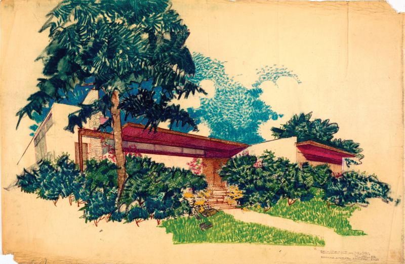 EXHIBIT



Famous for the architecture he designed, Richard Neutra also made art of what he saw, documenting the world around him with pen, pencil, and watercolor brush from the time he was an itinerant student in 1913 until his death in 1970. The Central Library in Los Angeles presents an exhibition of a lifetime’s worth of the architect’s travel sketches, figure drawings, and building renderings including the Heller House (above), from 1950. Through Sept. 6.

lapl.org