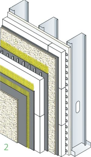StoTherm storm systemsSTOwww.stocorp.com

High-impact cladding system for new and existing structures



ASTM Level-E protection



Protects building envelope from wind and windborne debris



Two hours' water penetration resistance when tested per ASTM E 331 at 6.24 psf (approximately 50 mph sustained wind with 8 inches per hour of rainfall)