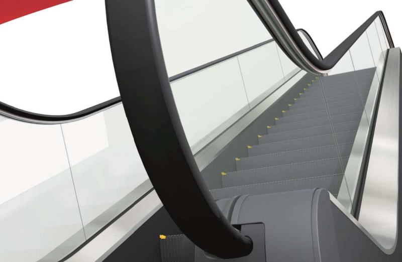 Series Z escalator

Mitsubishi

mitsubishi.com

Three models with glass panel, glass panel with under-handrail lighting, or stainless panel



Screw-free inner deck



Shorter truss means less installation space and more freedom in layout



Rounded handrail inlet cap



Steps feature anti-slip grooves



Optional skirt guard and comb lighting, outer deck sensor, and floor plate numbers



Available October 2008