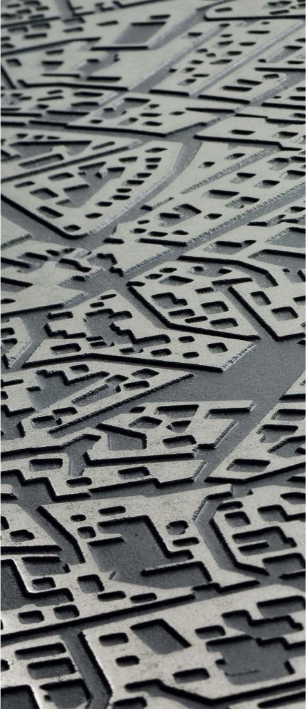 Lea Ceramiche has created two new tiles inspired by an urban map: City and Streets. Embossed or basrelief, depending on size, the raised pieces echo street patterns or a small-scale site map.



23 3/5" x 47 1/4" or 23 3/5" x 23 3/5"

www.ceramichelea.com