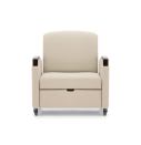 Jordan Sleepers



Krug

krug.ca

Heavy-duty sleep seating for healthcare settings - Can convert to chair, chaise, and bed positions - One- and two-seaters available - Antimicrobial wood finish resists bacteria, microbes, and germs - Greenguard certified - Constructed to allow virtually every damaged component to be replaced on-site - Measures 35-1/2" wide (two-seater is 55"), 34-1/2" deep, and 36-1/2" high