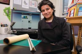 "I really love crossing disciplines—neuroscience, nanotechnology," says Maria Lorena Lehman. "I love going outside architecture and finding things to bring back to architecture."