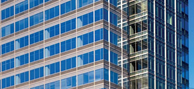 Laminated Low-E (VLE) 57 glass



Viraconwww.viracon.com

Blends strength of laminated glass with energy performance of low-E technology - Provides a low shading coefficient and low solar heat gain coefficient - Visible light transmittance ranges from 28 percent to 59 percent - Available with polyvinyl butyral (PVB) interlayers of various thicknesses and with Vanceva Storm and StormGuard products