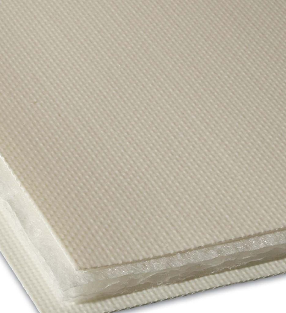 Tensotherm structural fabric



Birdairwww.birdair.com

Insulated architectural fabric membrane - Nanogel aerogel, a lightweight insulating material, is sandwiched between two layers of fabric membrane - Meets insulation codes and reduces energy consumption - Less than a half-inch thick and can be formed into myriad shapes - Built to withstand extreme weather conditions and to resist fading