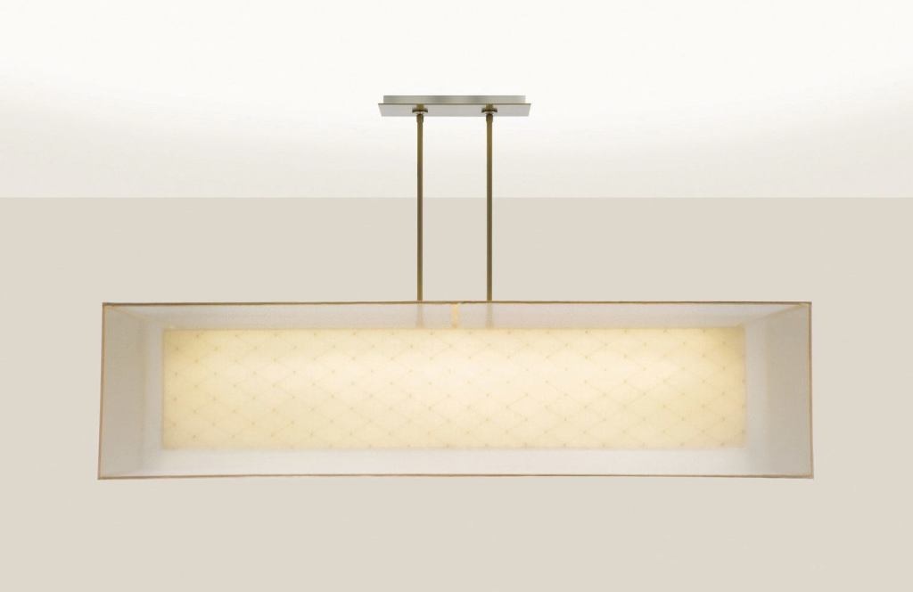 The Shaper Fabriqué Seriesis a new line of commercial and residential pendants from Cooper Lighting that has a choice of up to 14 fabric types and colors for its fixture shade. The shades are designed to have minimal or no visible hardware or structural trim. The family of luminaires is available in different shapes (cone, cylinder, drum, and square) and a variety of finishes, including natural aluminum, chrome, and copper.

cooperlighting.com