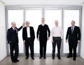 Left to right: SOM partners T.J. Gottesdiener, Carl Galioto, Gary Haney, Anthony Vacchione, and Mark Regulinski