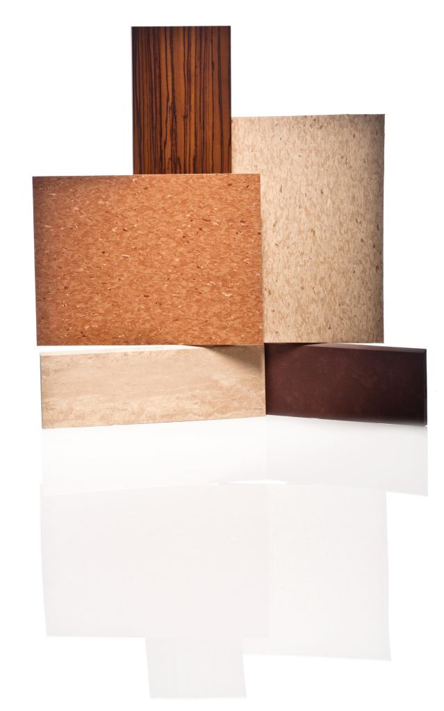 Johnsonite has added Granit Safe-T to the Granit Complete Collection. This slip-resistant, homogenous flooravailable in 12 colorsdoes not require waxes or finishes and is wet-room approved. Johnsonite also released Masquerade, a millwork finishing border that resembles exotic woods and stones. Available in 12 wood grains and 11 stone patterns, including cr¨me (shown), the material will not chip or crack. ¢ johnsonite.com