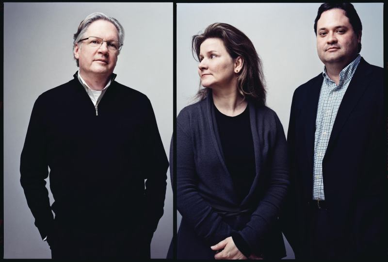 Left to right: Vincent James, Jennifer Yoos, and Nathan Knutson