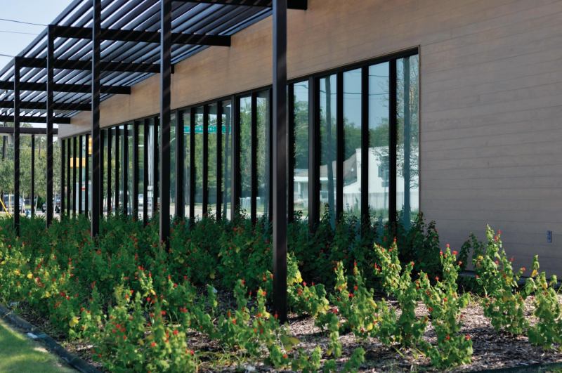 Accoya wood is a solid wood product for outdoor applications such as cladding and decking. It is dimensionally stable, reducing shrink and swell by 75 percent, and can last up to 50 years above-ground and 25 years in-ground. The wood is Cradle-to-Cradle certified Gold and uses Forest Stewardship Councilcertified, Programme for the Endorsement of Forest Certificationcertified, and other regionally certified woods. In addition, it acts as a barrier to insects, including termites. accoya.com; 972.233.6565.