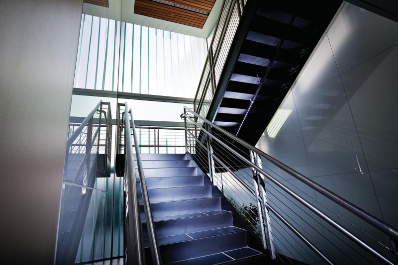 The Pilkington Profilit Hurricane translucent glass system from Technical Glass Products (TGP) is approved by Miami-Dade County and the state of Florida for 60-PSF design loads in channel glass lengths up to 10'. The system consists of self-supporting cast glass channels and an extruded metal perimeter frame and protects buildings against high winds and windborne debris while admitting natural light. Several colors, coatings, and patterns—in textured and nontextured glass—are available. • tgpamerica.com