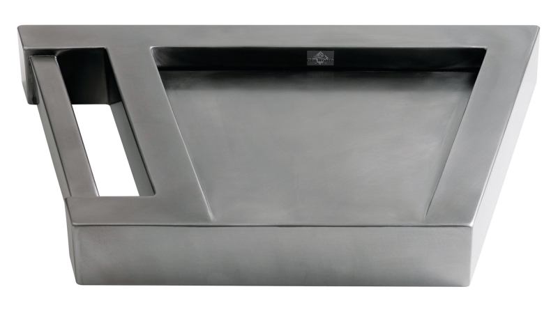Diamond Spas Verrio Lavatory Sink is constructed of 16-gauge stainless steel (also available in copper) and features a sleek look with an integrated towel bar and an invisible sloped slot drain. It measures 30" by 19" by 4". All of Diamond Spas stainless steel sinks are fabricated with recycled sheet metal, and the companys stainless steel sinks are between 60% and 80% recyclable, while its copper sinks are made of between 90% and 95% recycled copper. diamondspas.com