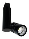 Designed for high-performance accent lighting, Intense Lightings MB-LED track luminaire is designed for applications such as retail, restaurants, hospitality, or galleries. Capable of delivering up to 51 lumens per watt, the MB-LED is available with two lumen packages, 650 lumens or 900 lumens. The luminaire features high-quality uniform illumination without pixilation and optimal glare control. Three optical distributions are available including 24-degree narrow flood, 32-degree flood, and 50-degree wide flood. The fixture is available in satin silver, satin black, semigloss white, and custom powder coat. intenselighting.com