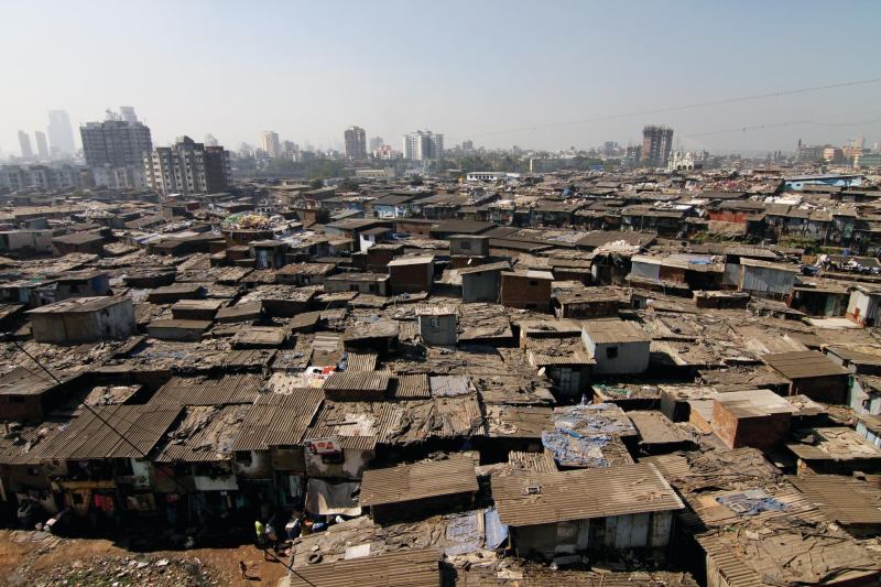 The Dharavi slum in Mumbai, India—which may house more than 1 million people in an area of just 0.7 square miles—is one of the largest slums in the world, but only the fifth-largest slum in Mumbai.