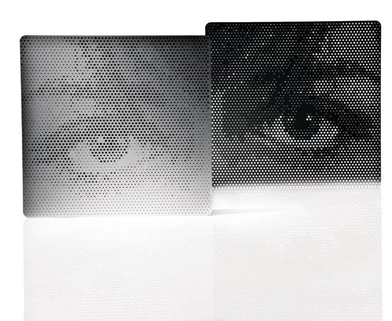 Pixels from USG Corp. turns artwork, photographs, or logos into perforated-metal ceiling or wall panels. Panel sizes range from 2' by 2' to 2' by 6', and larger images can be spanned across several panels.  When used with USGs Acoustibond backer, the system provides up to a .70 noise-reduction coefficient. ¢ usg.com