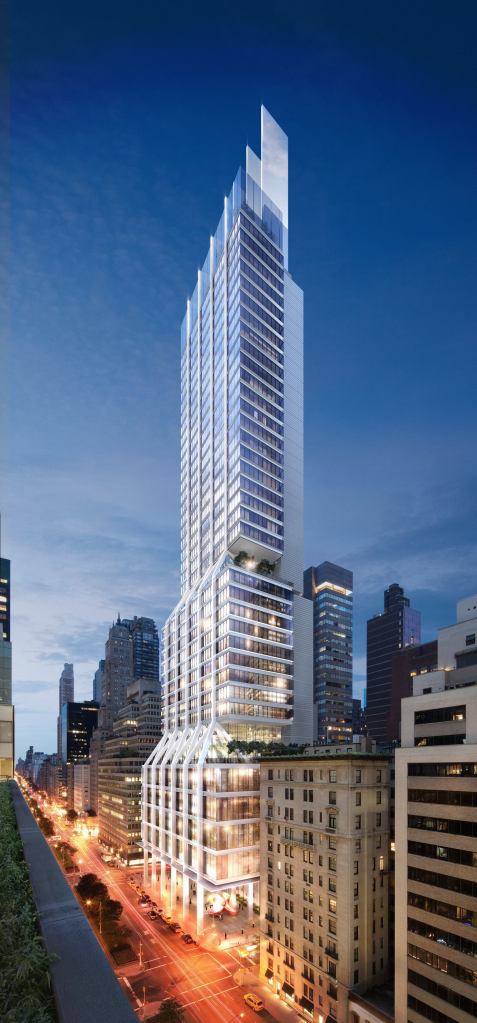 A rendering of the new 425 Park Street, as visualized by Foster + Partners.
