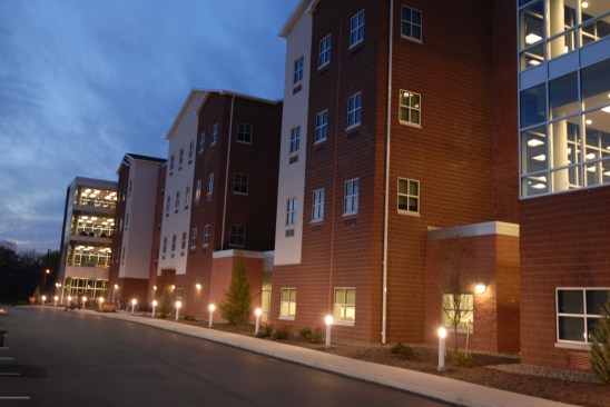 Front of housing