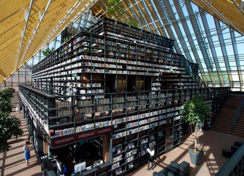 MVRDV, Book Mountain, Spijkenisse, The Netherlands