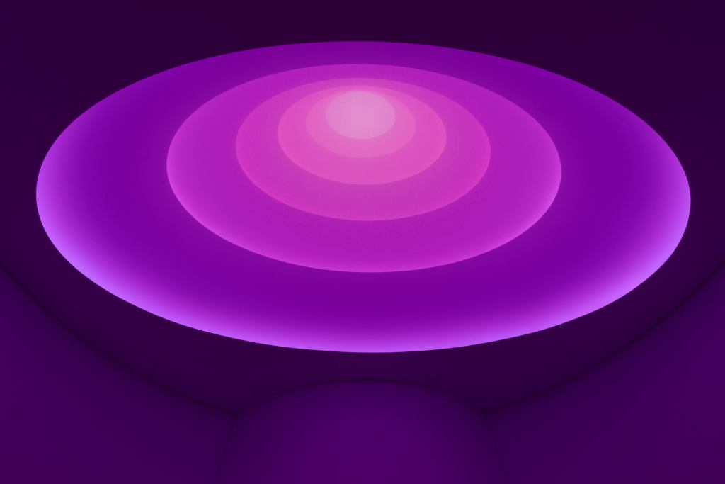 Aten Reign,&nbsp;2013&nbsp;  Daylight and LED light, dimensions variable&nbsp;  &copy; James Turrell&nbsp;  Installation view: James Turrell, Solomon R. Guggenheim Museum, New York, June 21–September 25, 2013