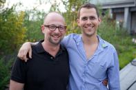 Joshua David, left, and Robert Hammond.