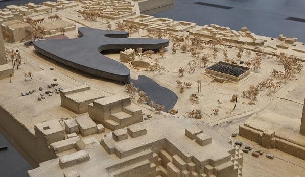 Peter Zumthor's models of his LACMA design.