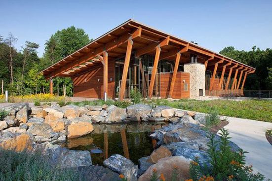 Robinson Nature Center in Columbia, Maryland by GWWO Architects.