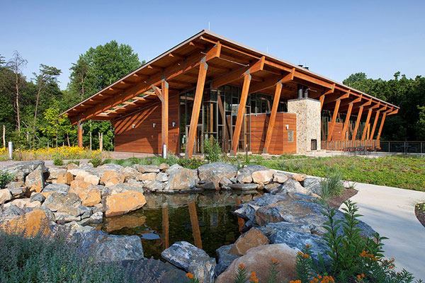 Robinson Nature Center in Columbia, Maryland by GWWO Architects.