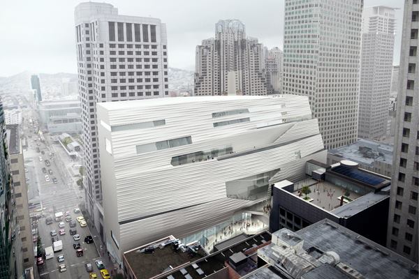 November 2011 rendering showing the new SFMOMA addition from the east.