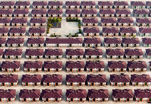 "Changing Identity/New Identity 07." Houses in the city of Jiangyin, China. 2014 Sony World Photography Awards Professional Competition in Contemporary Issues category.