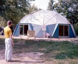 Buckminster Fuller's dome home in Carbondale, Ill., circa 1960