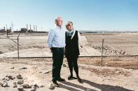 Peter and Hadley Arnold of Woodbury's Arid Lands Institute.