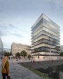 Mainz+Hafenspitze+is+an+ensemble+of+two+office+buildings+in+a+harbour+transformation+area.