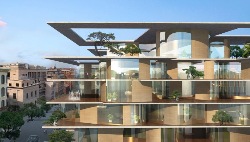 71 Via Boncompagni, MAD Architects, Rome