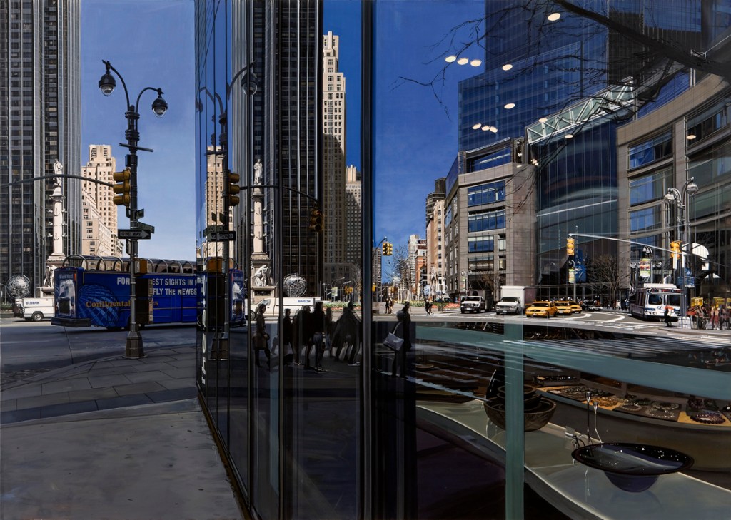 Columbus
Circle Looking North
(2009).