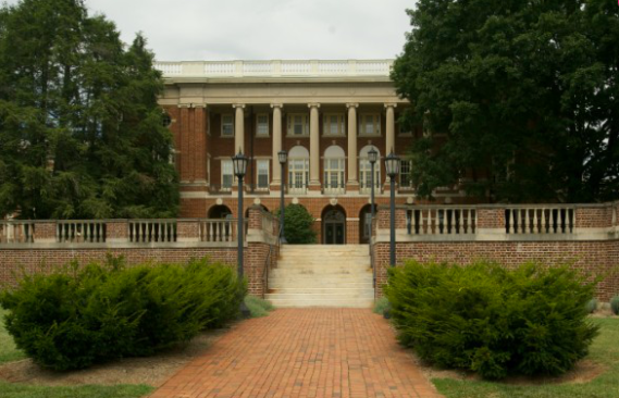 Benedict Hall (originally called Academic Hall) was built in 1906 and is one of the original four buildings on campus at the college's opening.