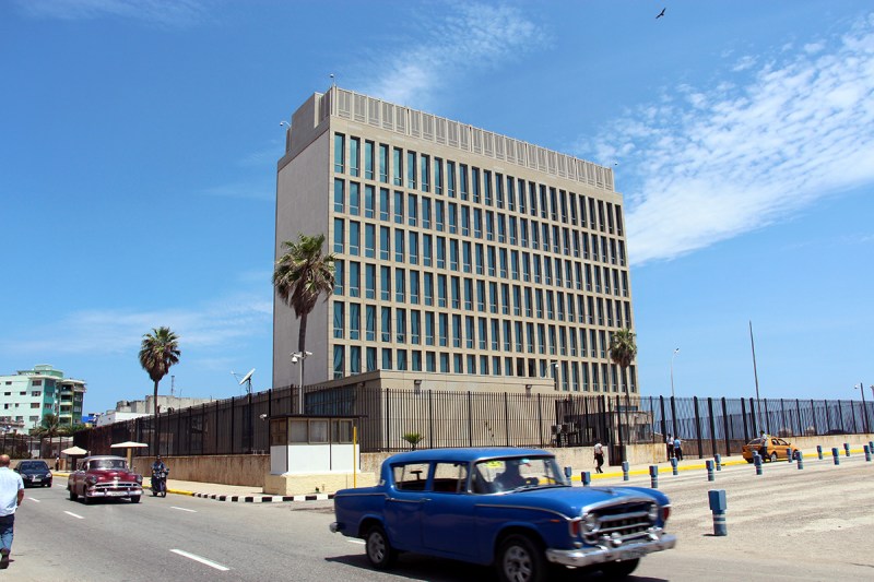 The U.S. embassy in Cuba, recently reopened, was designed by Harrison & Abramovitz&nbsp;in 1950