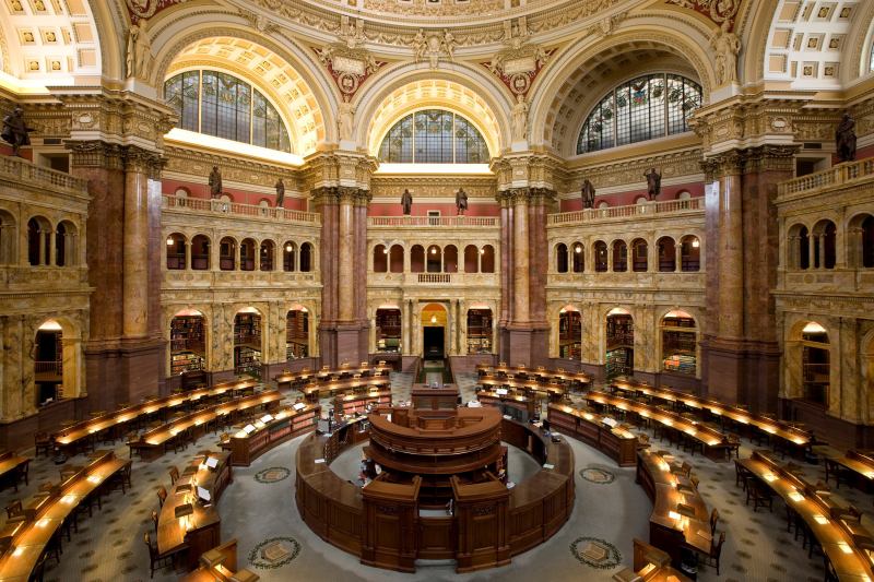 Reading Room, Library of Congress, Washington, D.C.