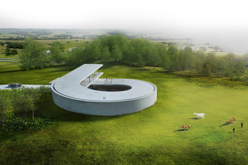 Villa GUG, Bjarke Ingels Group, Ålborg, Denmark
