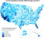 Brookings Population Map