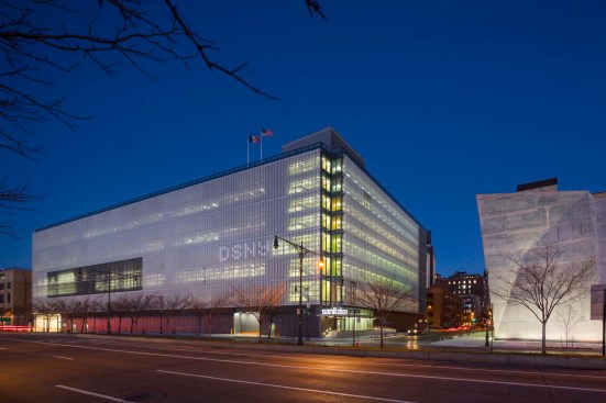 DSNY-Parking Garage and Salt Shead: New York NY, Architect: Dattner Architects with WXY Architects