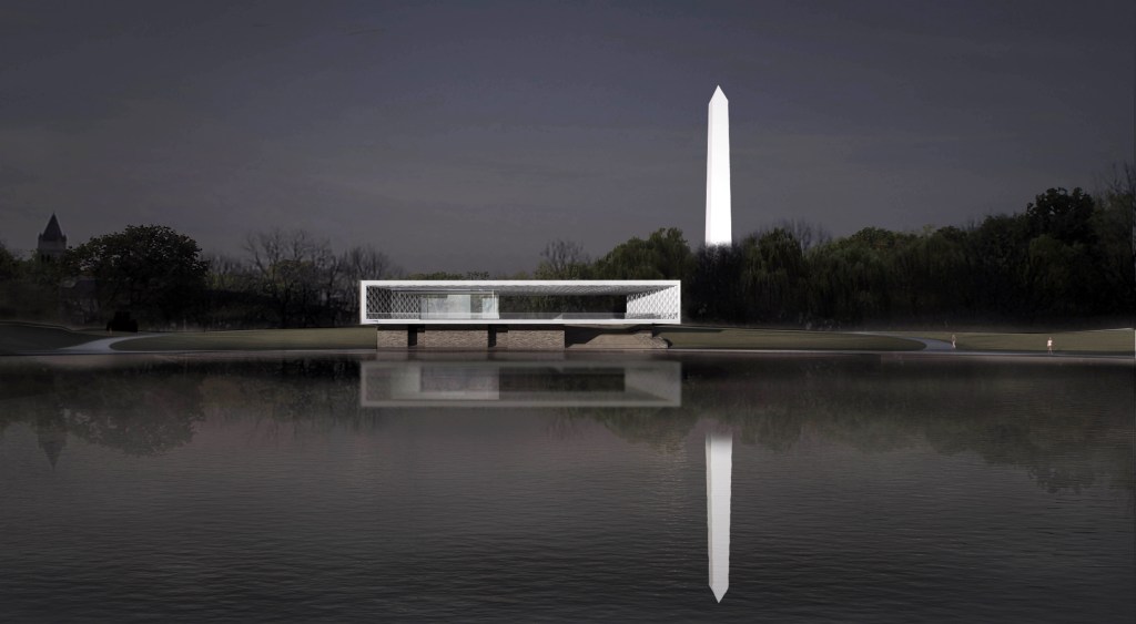 Rendering of the pavilion