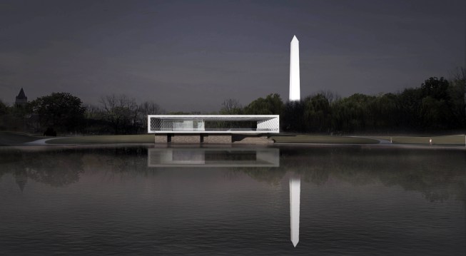 Rendering of the pavilion