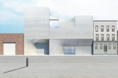 Rendering of building's exterior.