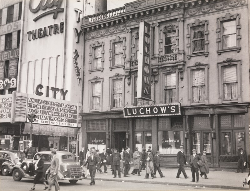 Luchow's restaurant on 14th Street in New York City